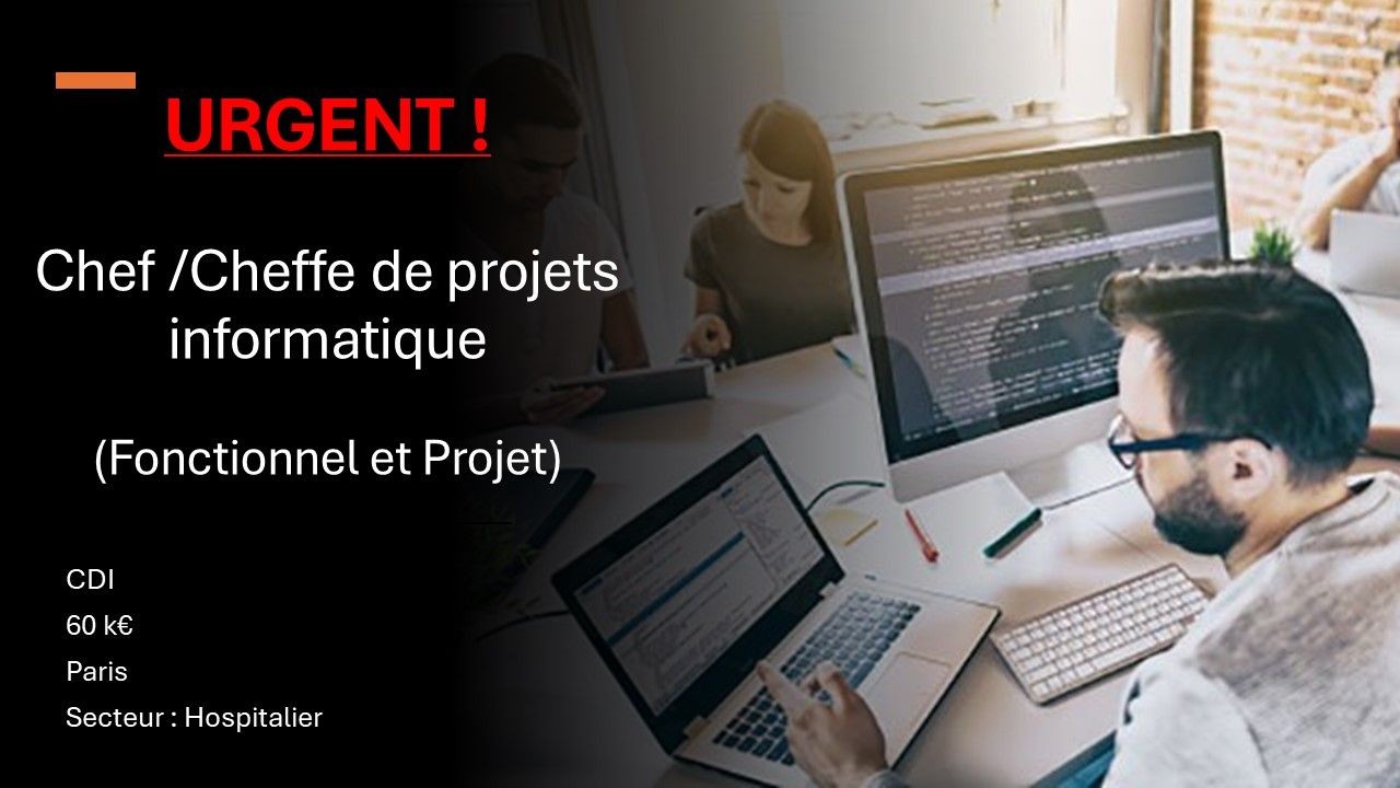 CHEF(FE) de projets Informatiques